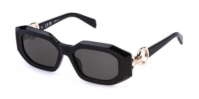 Blumarine SBM868 Nero lucido 54/17/135 WOMAN Zonnebrillen