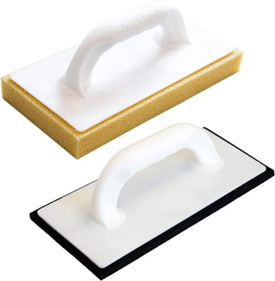 Tegellegset Voegen - Voegplank Spons - Tegels Afwerken - Dubbele Functie - 28 x 14 cm - Zwart