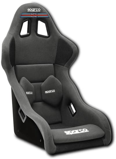 Sparco Martini Racing Racestoel Pro 2000 QRT Martini Racing Grijs Auto-accessoire - Grijs — Maat Onesize
