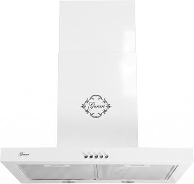 GURARI Wandafzuigkap GCH F 461 WH 6, Afzuigkap 60 cm, in wit, 1000m³/h
