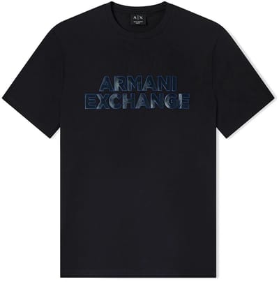 Armani Exchange Xm002413_af10361 T-shirt Met Korte Mouwen Zwart XS Man