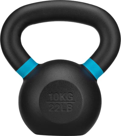 Gymtek® Kettlebell Dumbbell - 10kg Gewicht - Halter voor Thuisgymnastiek, Fitness, Pilates, Krachttraining