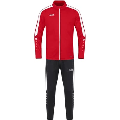 Jako Power Polyesterpak Kinderen - Rood | Maat: 128