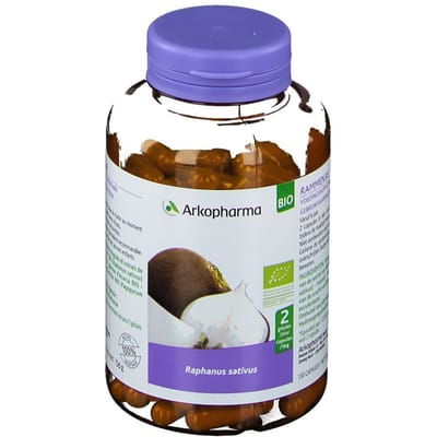 Arkopharma - Rammenas Bio met Hoge Concentratie aan Gerichte Actieve Bestanddelen - 130 Capsules 2 per Dag