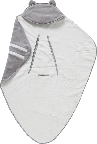Vertbaudet Reisdeken - capuchon - microvezel - fleece voering - baby