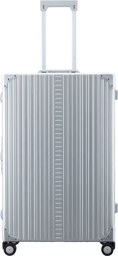 Aleon Traveler Macro trolley met 4 wielen, Aluminium, 77 cm - Harde bagage - TSA slot - platinum