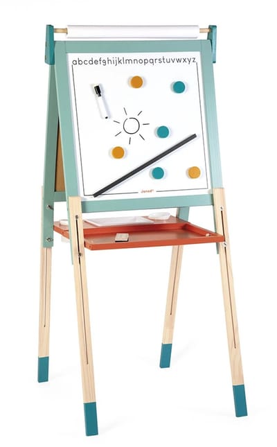 Janod - Verstelbaar magneetbord & krijtbord