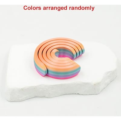 3D Geprint Spiraal Fidget Speelgoed, Draaibaar Stressverlichtend Bureau Speelgoed, Sensorisch Angstverlichtend Cadeau Voor Volwassenen, Decompressie Spinner