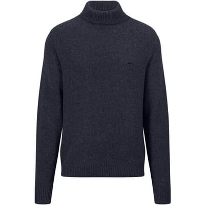 Fynch-Hatton Trui Rollneck Donegal Navy / male
