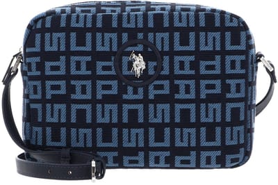 U.S. POLO ASSN. Schoudertas Jacquard Crossbody Bag Navy Donkerblauw