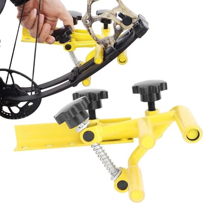 Stabiele metalen frame voor boogreparatie, arch holder setting met compound vise en gereedschap