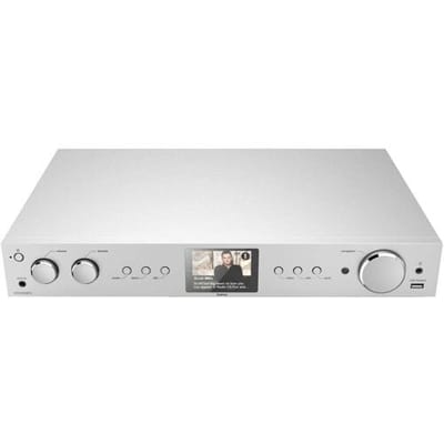 Hama HiFi-tuner - DAB+/Internetradio/Bluetooth - USB-A - Digitale Radio - Alarmfunctie - Zilver