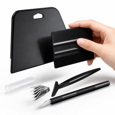 BOTC Behangstrijkset – 9stuks behangschraper - Behanggereedschap - Behangapplicatiegereedschap - Behanggereedschapset - Geschikt voor het schrapen van behang