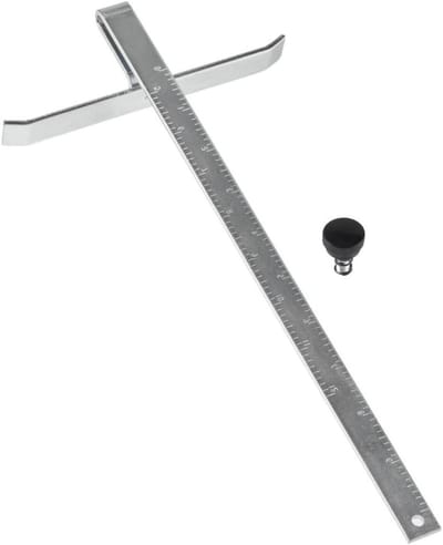 Cirkelzaag Hek - Zaaggeleider - Rechte Zaagsneden - Volledig Metalen Constructie - Universeel - Zilver