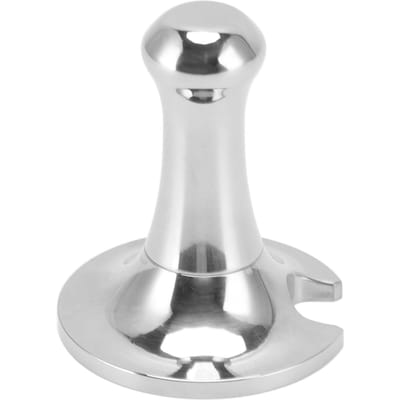 Presse à café en acier inoxydable 51 mm Ergonomique Facile à nettoyer Robuste Presse à café avec poignée pour machines à café white