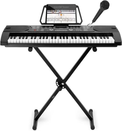 61 Full Size Key Digitaal Piano Keyboard Inclusief Standaard