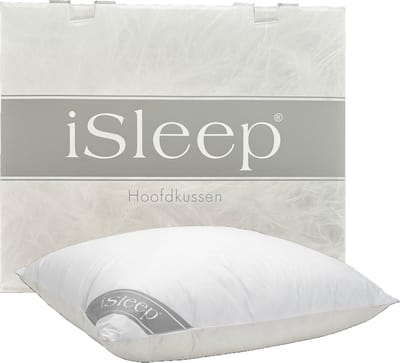 iSleep Donzen Hoofdkussen - 15% Eendendons - Puntkussen - 60x70 cm