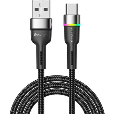Essager 3A USB Type C Kabel USB A Naar Type C Snelle Oplaadkabels Voor xiaomi poco Telefoon Samsung Redmi Data Cord Charger draad