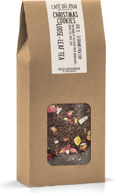 Christmas Cookies - Zwarte Thee 100 gram - Café du Jour losse thee