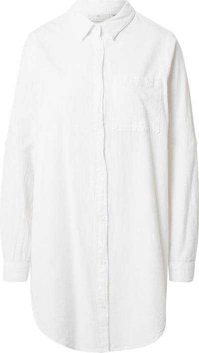 Kaffe KAnaya Shirt Tunic Dames Tuniek - Chalk