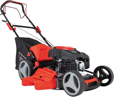 Scheppach Grasmaaier Benzine MS225-53 - Zelfrijdend - Mulchfunctie - 53cm maaibreedte - 4-takt - 224cc - 6pk - Voor tuinen tot 1800m² - met 65L opvangbak