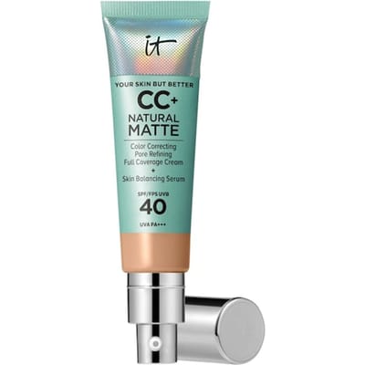 It Cosmetics Your Skin But Better CC+ Natural Matte SPF40 Foundation - Matte & Stralende Finish - Neutral Medium - 32ml