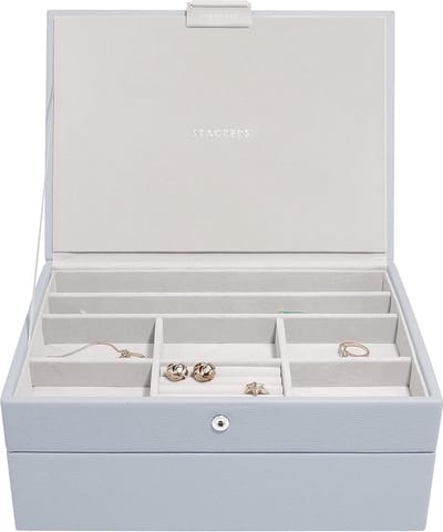 STACKERS LAVENDER - Sieradendoos - Juwelendoos - Sieradenhouder - Sieraden Organizer - 2-set