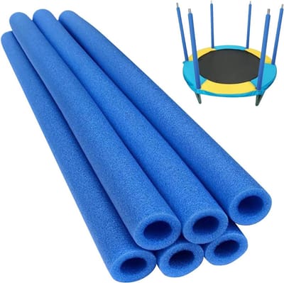 Trampoline Beschermkussen - Veiligheidsbekleding Stangen - Veilig Spelen - Duurzame Constructie - 30 x 16 x 16 cm - Blauw