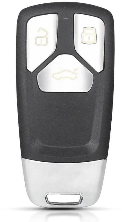 XEOD 3 knops smart key sleutel geschikt voor Audi - MQB48 - 433MHZ - HU162T - Complete sleutel - Met electronica - Met afstandsbediening - 4M0959754 - 1 stuks