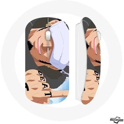 Draadloze Muis - MANIACASE - Trafalgar Law - Compatibel met Mac en PC - USB-stick inbegrepen - Wit