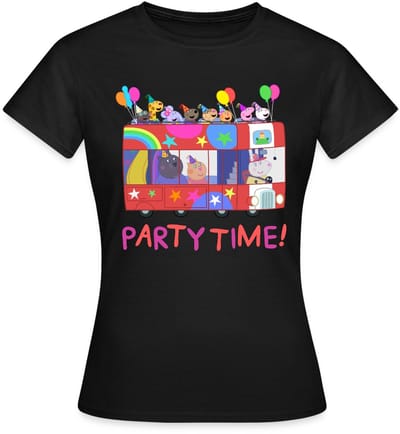 Peppa Pig Design Party Time Met Peppa T-Shirt Dames