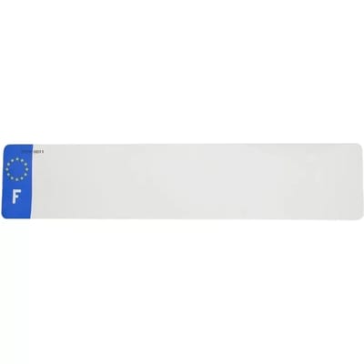Nummerplaatstrip voor pvc Top Plaq