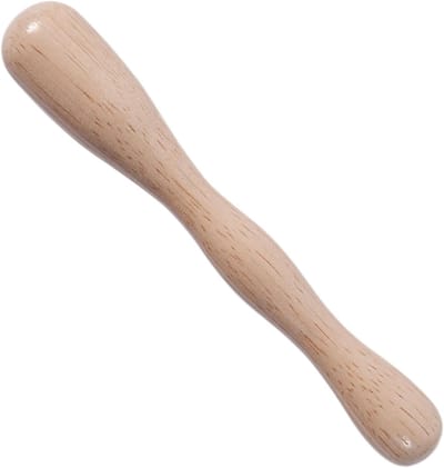 Darning Egg - Repareer Ei Hout - Kleding Repareren - Vinger Vorm Ontwerp - 16 cm - Houtkleur