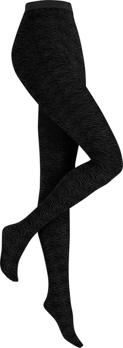Hudson Fashion Panty Zebra - Zwart - Maat 44-46