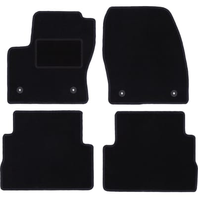 Zwarte veloursmatten voor: Ford Kuga MK2 SUV (2012-2019)