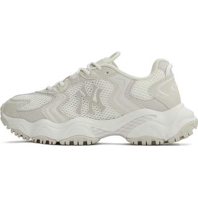 MLB New York Yankees Mode Confortable Décontracté Polyvalent Sport Basse Cheville Chaussures Papa Baskets Unisexes Off-White 3ASHW075N-50CRS 38.5 white