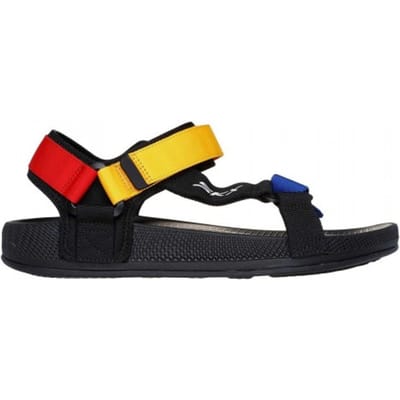 Skechers Heren Hyperslide Textiel Slippers (Zwart)