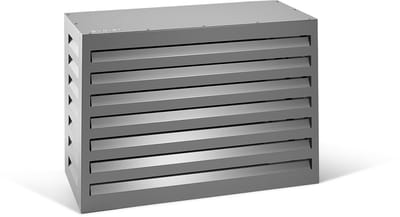 Evolar Airco Omkasting Buitenunit - Ombouw Warmtepomp - Onderhoudsvrij - Aluminium - 90 x 60 x 40 - EVO-COVER-XSA