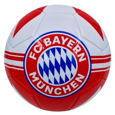 FC Bayern München bal rood/wit ?Squares? met logo?s Voetbal