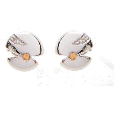 Orphelia Dames 925 Sterling Zilveren Stud Oorbellen - Zilver ZO-5661