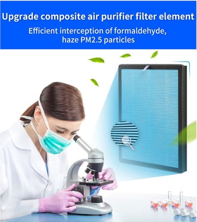 Pro Care Excellent Quality® , HEPA Filter, Luchtreiniger - ION 5 lagen filter, Wit 280m3h - Maat filter: 33cm B28cm - Pro Care Excellent Quality® Luchtreiniger
