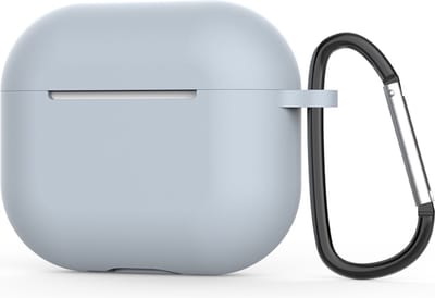 New Age Devi - Hoesje geschikt voor Apple AirPods 3 Hoesje - Licht Grijs