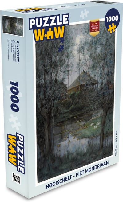 Puzzel Hooischelf - Piet Mondriaan - Legpuzzel - Puzzel 1000 stukjes volwassenen