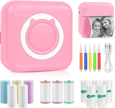 Draadloze Mini Fotoprinter - Draagbare Thermische Printer voor Smartphone