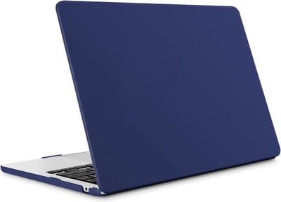 Laptopcover - Geschikt voor MacBook Air 13,6 inch - Case - Cover Hardcase - A2681 M2 (2022) - Matte Blauw