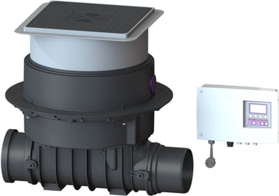 KESSEL-Rückstaupumpanlage Pumpfix M - Underfloor, DN 150, zwart, 24150S