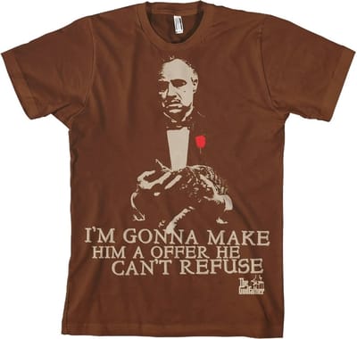 The Godfather Vit's Offer T-shirt bruin