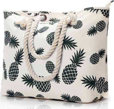 Unyqoos® Extra Grote Strandtas Met Ritssluiting Voor Familie Uitjes En Sportieve Activiteiten