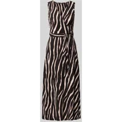 midi-jurk met all-over dierenprint