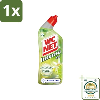 1 x WC Net - Toiletreiniger - Gel - Met Limoen- 750 ml- WC Net - Toilet Reiniger - Toilet Reinigen - Toilet Geur - Toilet Reinigingsgel